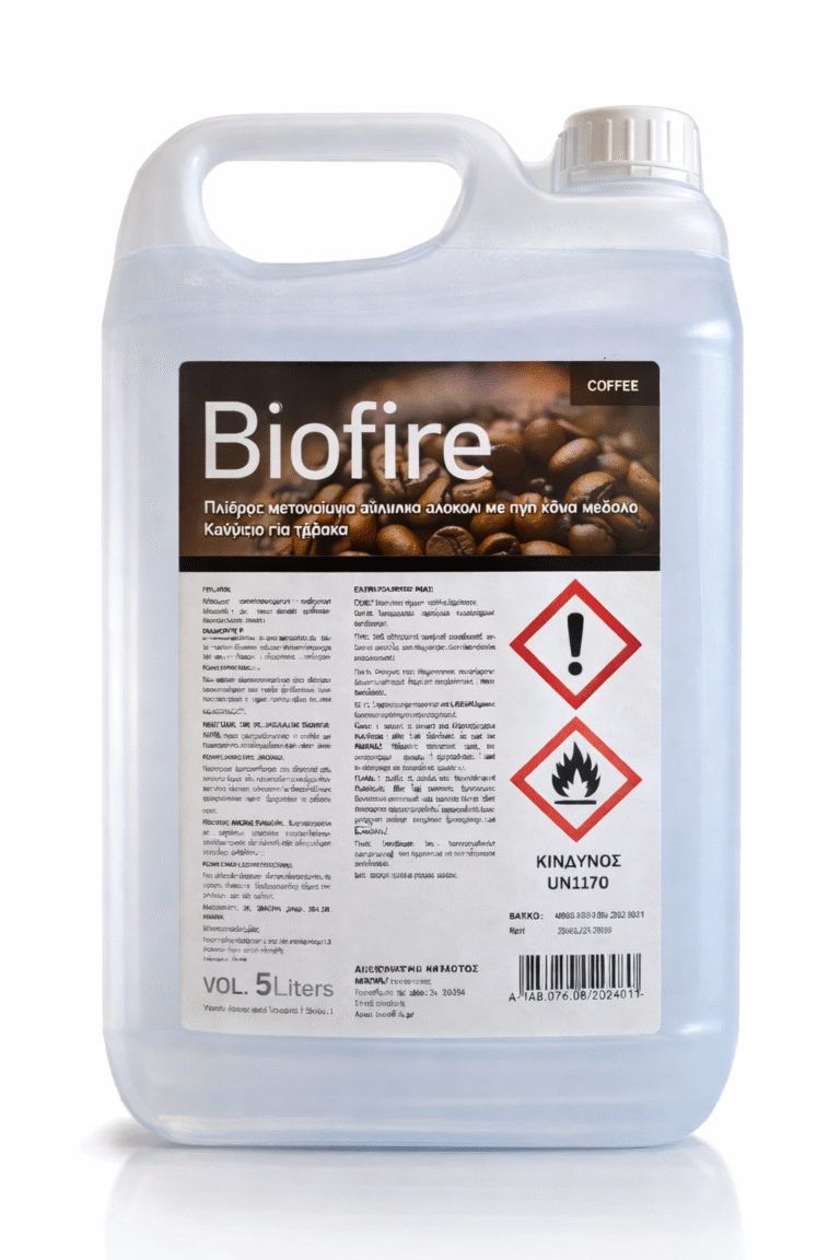 Βιοαιθανόλη με αρωμα καφέ 5L Biofire
